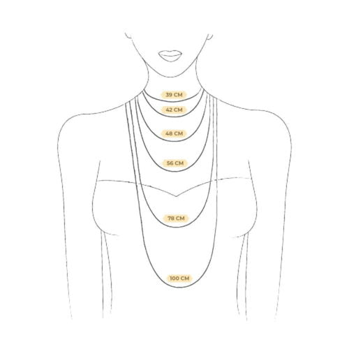 Collier Agate noire | Pierres boules 6mm