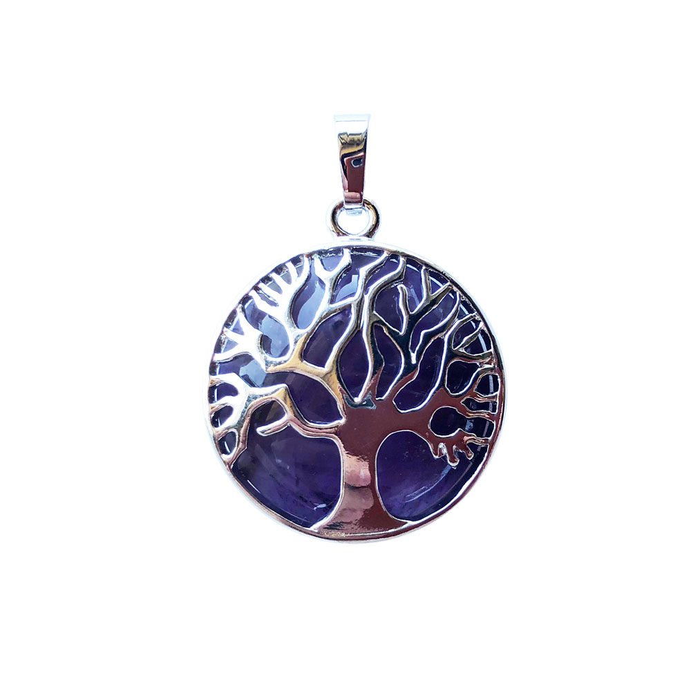 Pendentif Améthyste | Arbre de vie